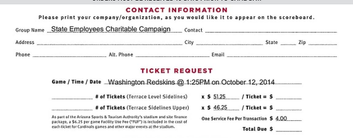 Arizona Cardinals Ticket Packages